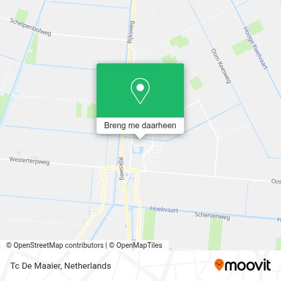 Tc De Maaier kaart