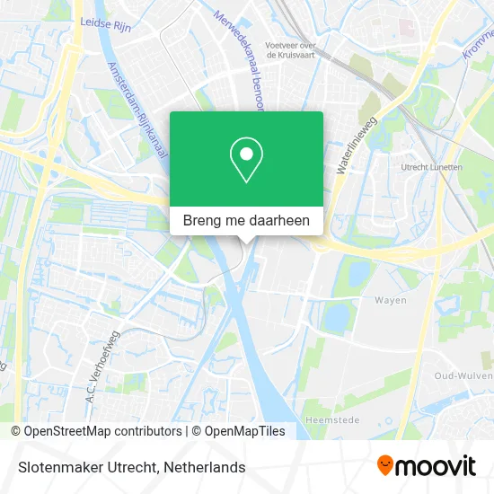 Slotenmaker Utrecht kaart