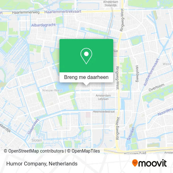 Humor Company kaart