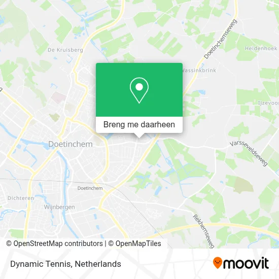 Dynamic Tennis kaart