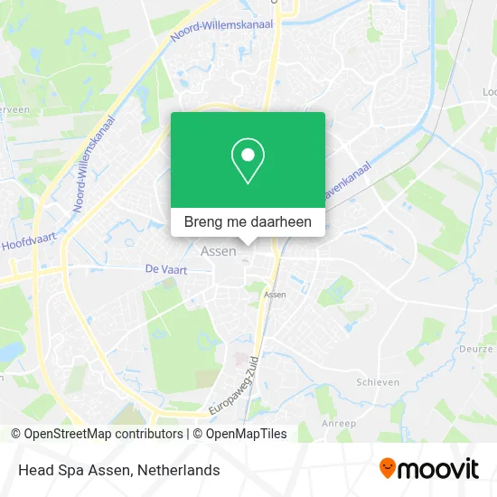 Head Spa Assen kaart