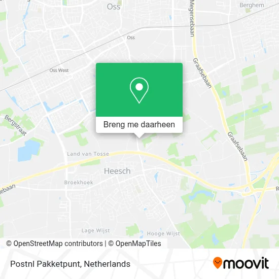 Postnl Pakketpunt kaart