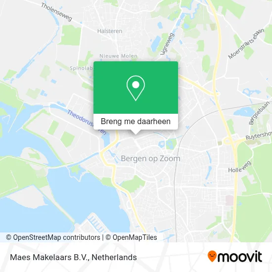 Maes Makelaars B.V. kaart