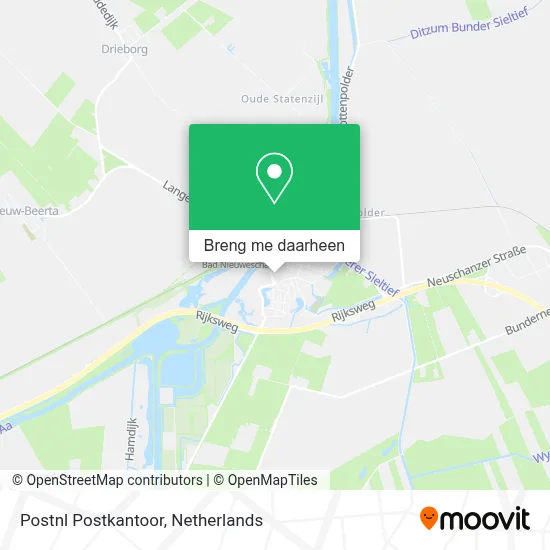 Postnl Postkantoor kaart