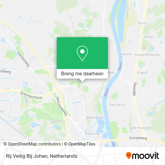 Rij Veilig Bij Johan kaart