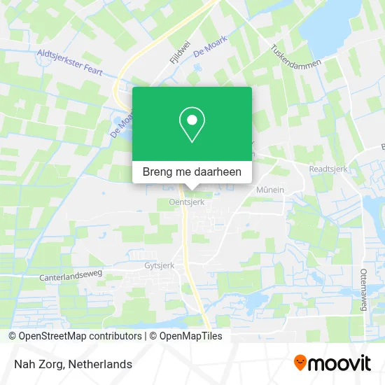 Nah Zorg kaart