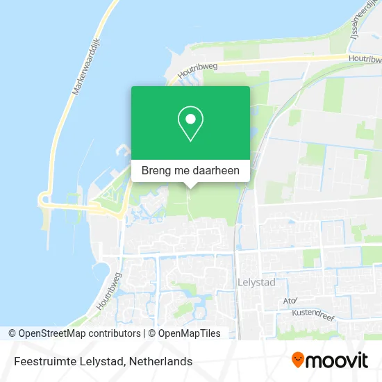 Feestruimte Lelystad kaart