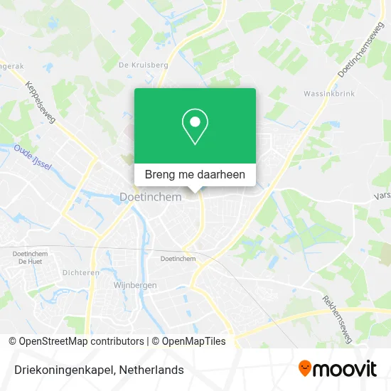 Driekoningenkapel kaart