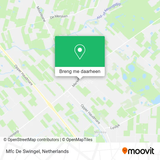 Mfc De Swingel kaart
