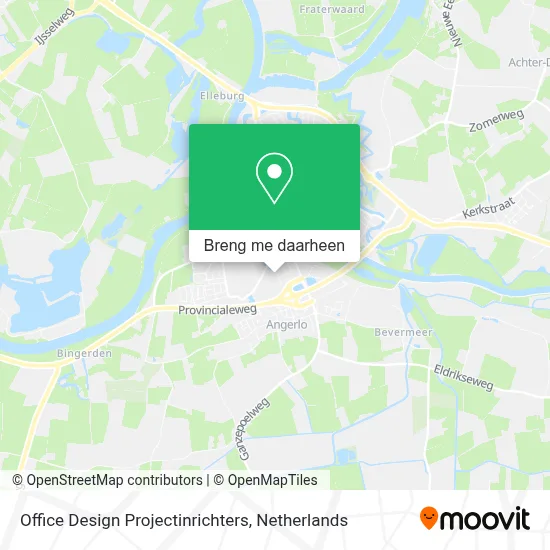 Office Design Projectinrichters kaart