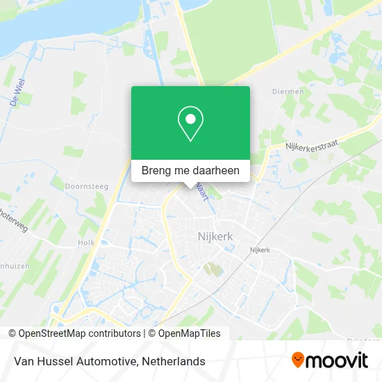 Van Hussel Automotive kaart