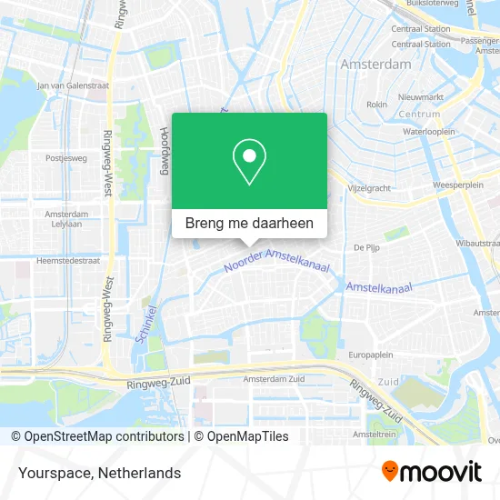 Yourspace kaart