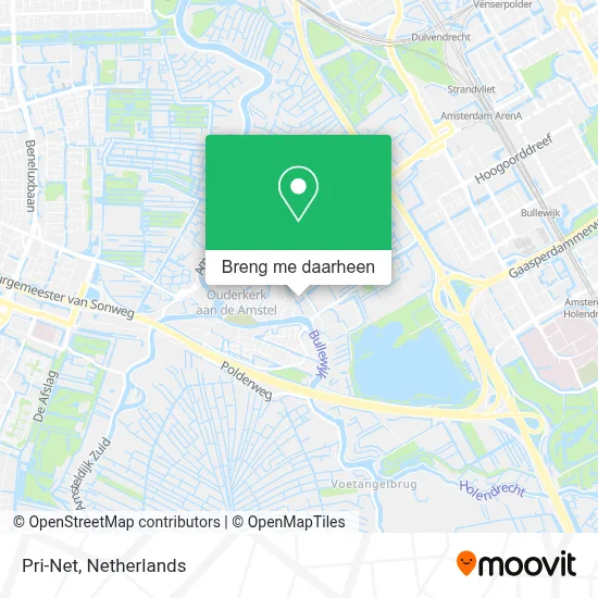 Pri-Net kaart