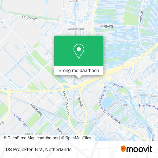 DS Projekten B.V. kaart