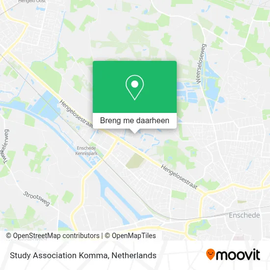 Study Association Komma kaart