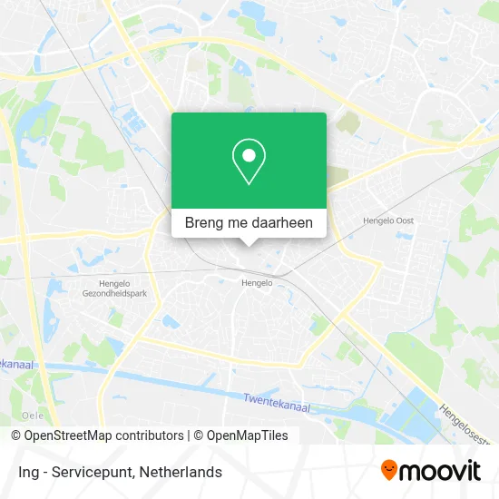 Ing - Servicepunt kaart