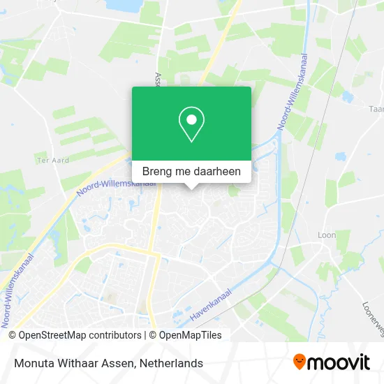 Monuta Withaar Assen kaart