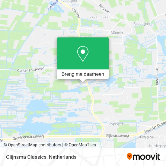 Olijnsma Classics kaart