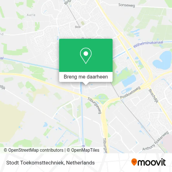 Stodt Toekomsttechniek kaart