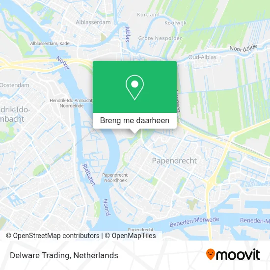 Delware Trading kaart
