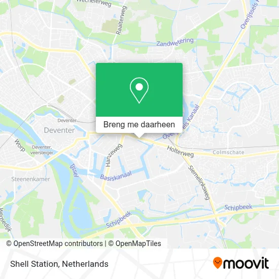 Shell Station kaart