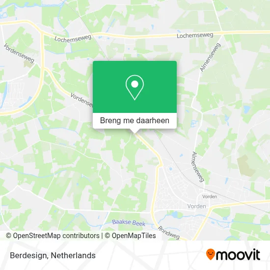 Berdesign kaart