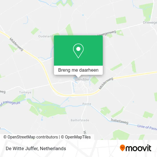 De Witte Juffer kaart