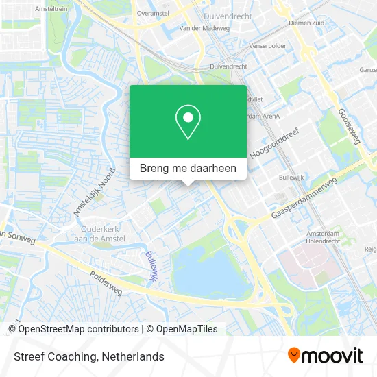 Streef Coaching kaart