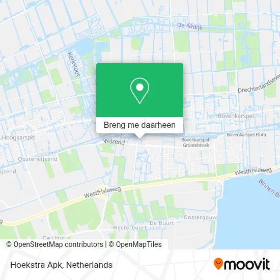Hoekstra Apk kaart