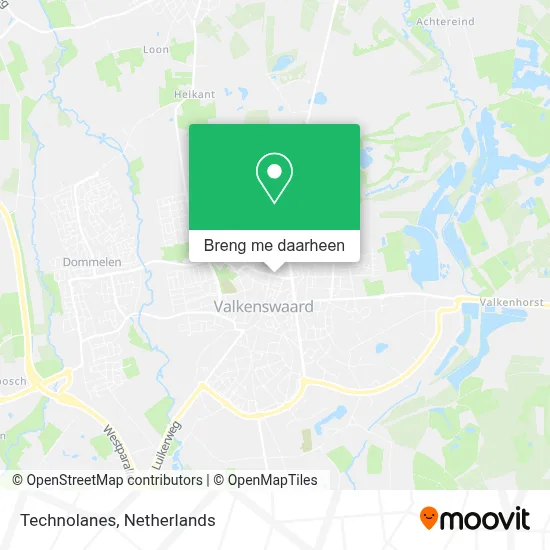 Technolanes kaart
