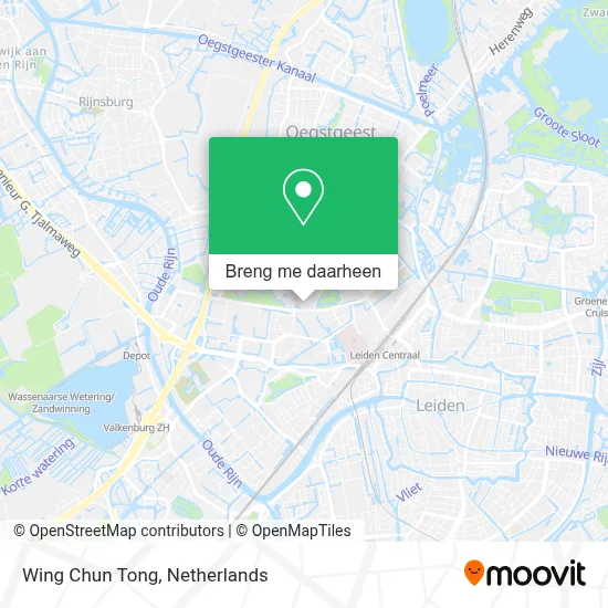 Wing Chun Tong kaart