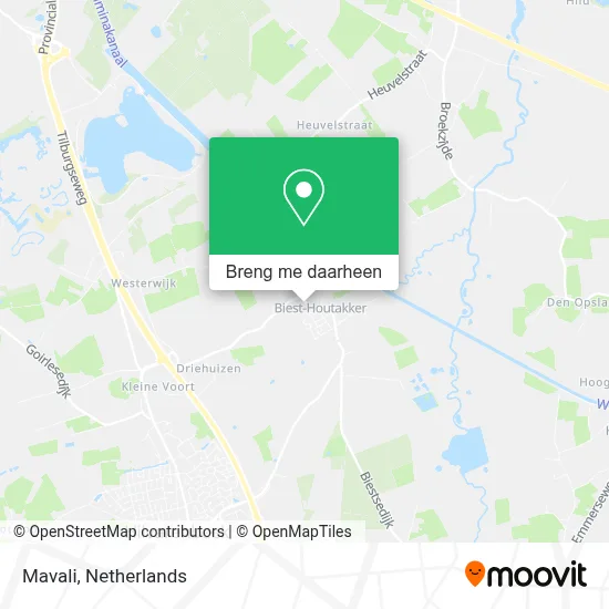 Mavali kaart