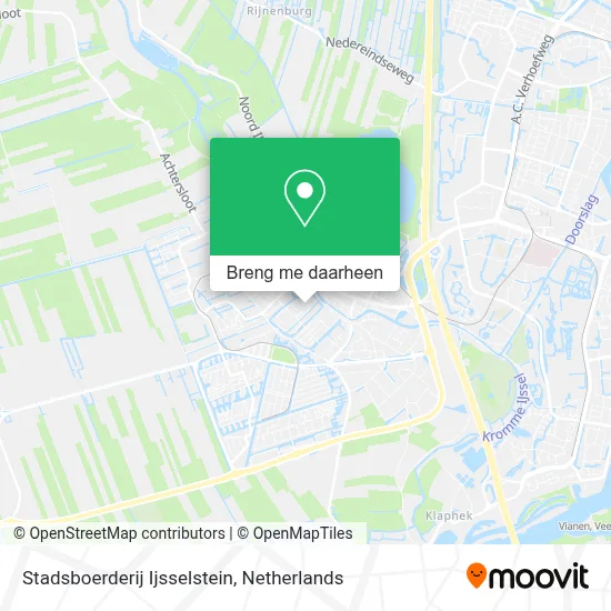 Stadsboerderij Ijsselstein kaart