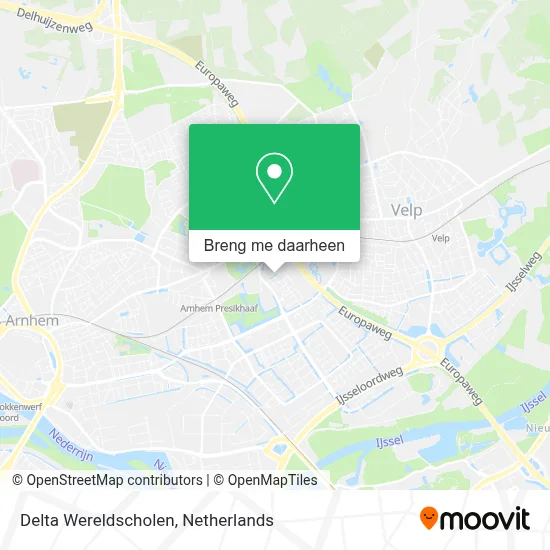 Delta Wereldscholen kaart