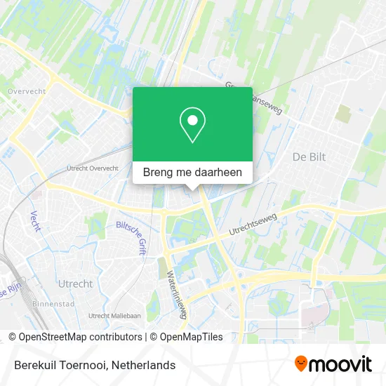 Berekuil Toernooi kaart
