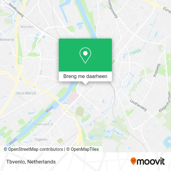 Tbvenlo kaart