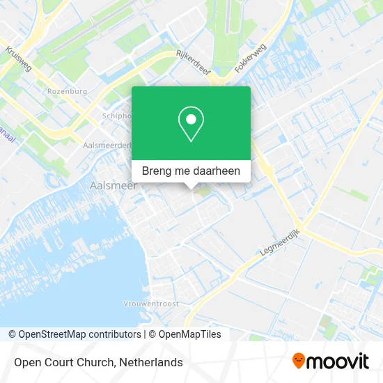 Open Court Church kaart