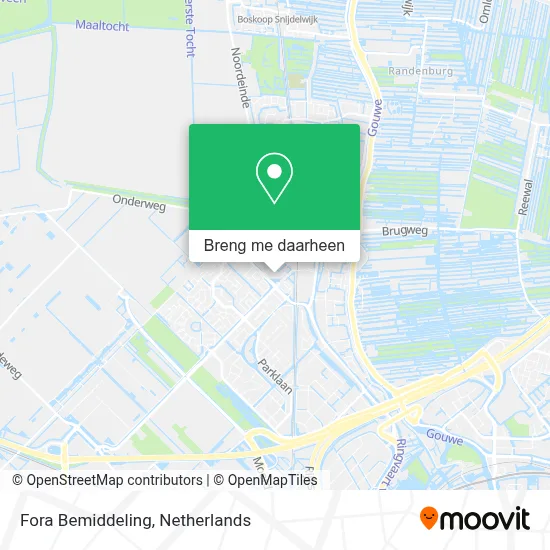 Fora Bemiddeling kaart