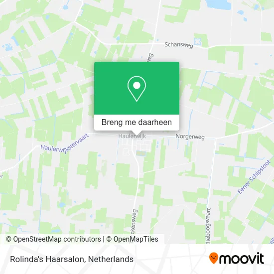Rolinda's Haarsalon kaart
