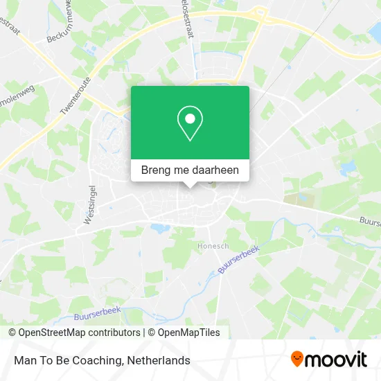 Man To Be Coaching kaart