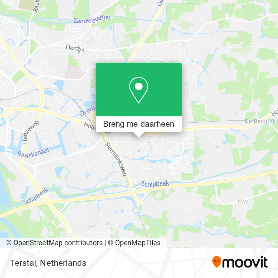 Terstal kaart