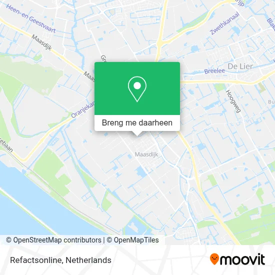 Refactsonline kaart