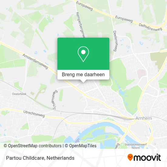 Partou Childcare kaart