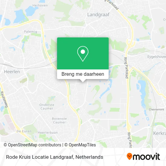 Rode Kruis Locatie Landgraaf kaart