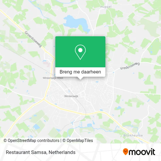Restaurant Samsa kaart