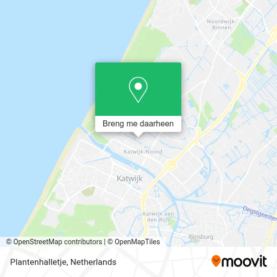 Plantenhalletje kaart