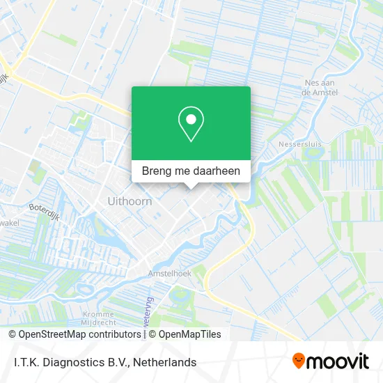 I.T.K. Diagnostics B.V. kaart