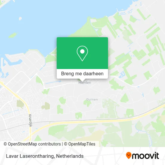 Lavar Laserontharing kaart