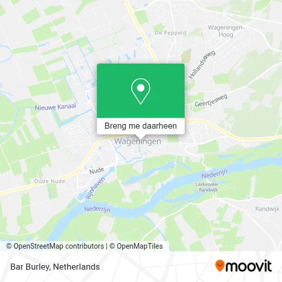 Bar Burley kaart