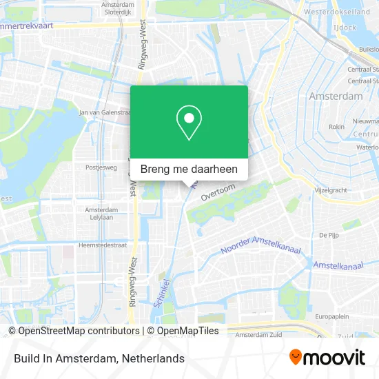 Build In Amsterdam kaart